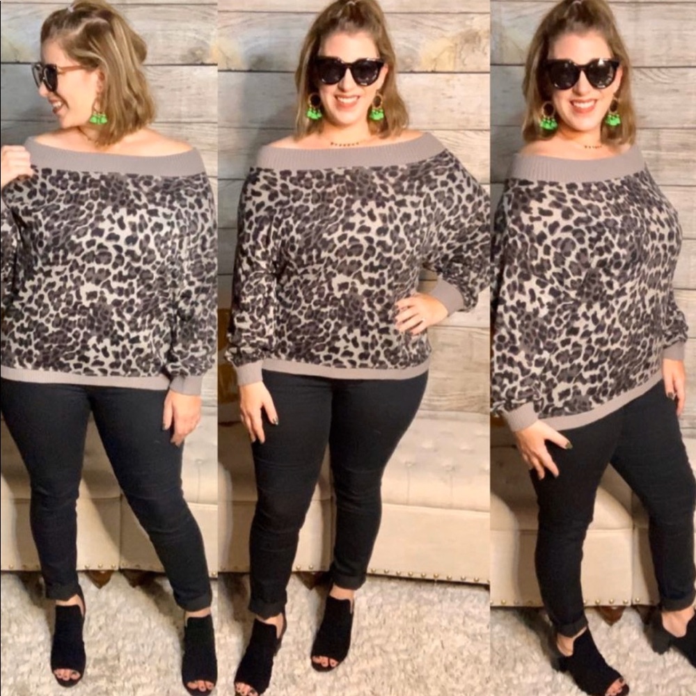 ⚫️Leopard Print Sweater⚫️